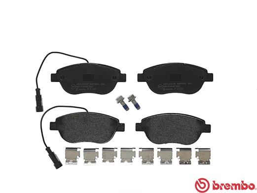 A.B.S. P 23 137 BREMBO Bremsbelagsatz, Scheibenbremse